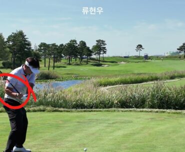 KPGA 류현우 프로 스윙 파워가 빠른 헤드 스피드의 임팩트로, 국내2승, 해외 2승 #류현우프로 #KPGA #골프존 #골프 #골프그립