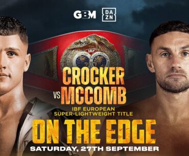 LIVE BOXING! | BEN CROCKER VS. SEAN MCCOMB | PRELIMS LIVESTREAM