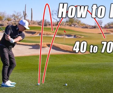 How to hit the 40 to 70 Yard Golf Shot
