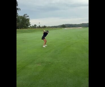 Kai Madison Trump plays golf