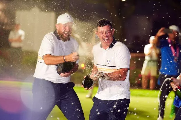 Team Europe's heroes enjoyed themselves after their Ryder Cup success