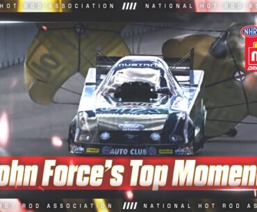 John Force's Top 5 moments from the New England Nationals