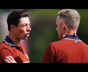 Withdrawn Harris English judges Viktor Hovland injury for himself after meeting