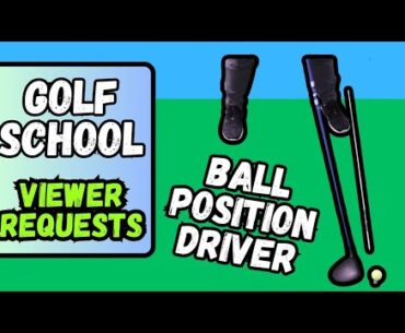 The Sternum Golf Swing Ball Position - Viewer Request