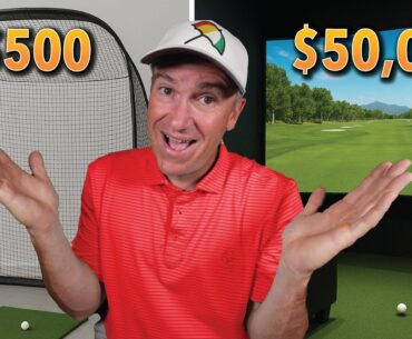 $500 vs $50,000 Golf Simulator!