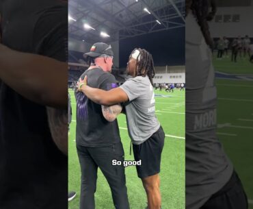 Meeting a childhood hero 🥹 | #Undertaker #Big12FB #ProDay