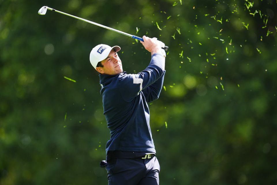 Viktor Hovland set the clubhouse lead at Wentworth (Adam Davy/PA)