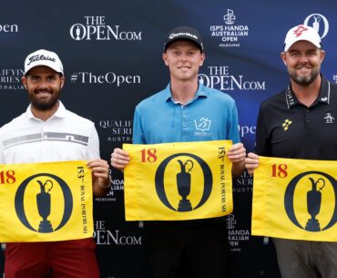 Open Championship places on the line at the Australian Open