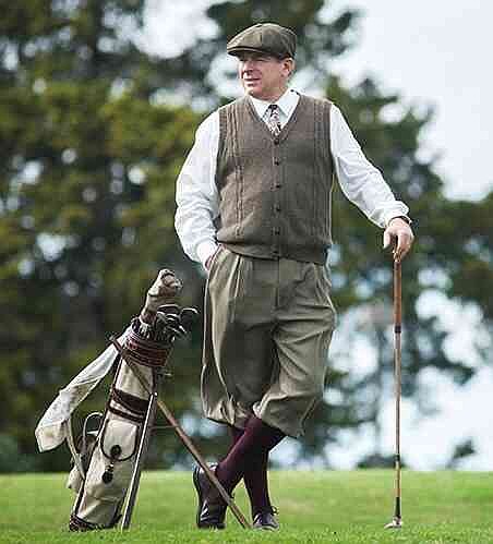 U.S. Hickory Open tournament committee member Scott Pilgrim looks on at a past hickory golf event. (Submitted photo)