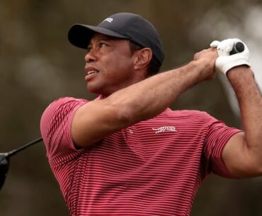 Tiger Woods says he ruptured his Achilles tendon, an injury likely to keep him out of the Masters