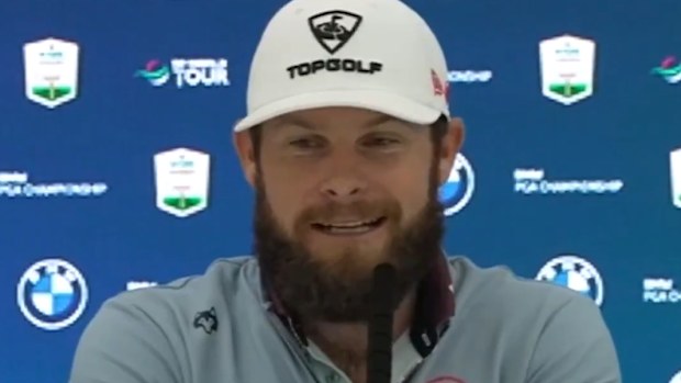 Tyrell Hatton had reporters in stitches.