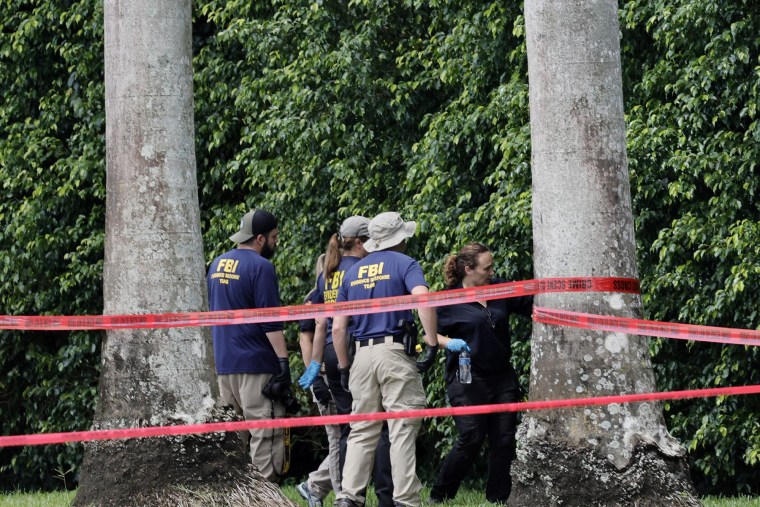 FBI investigators at Trump International Golf Club