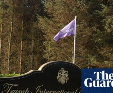 Trump golf course in Scotland accused of breaching sewage limits | Environment