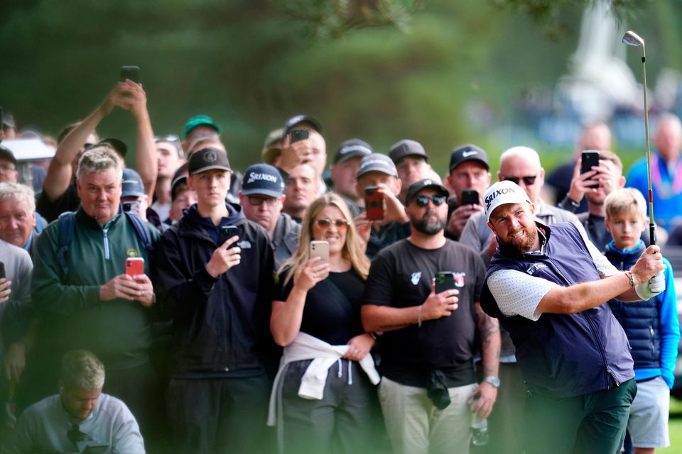 Shane Lowry in action at the 2025 BMW PGA Championship at Wentworth. Photo: Adam Davy/PA
