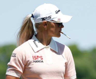 Mystery blonde at Trump's banquet is golf star who made $13k bet to quit smoking - Golf - Sports