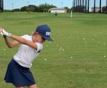 Kai Trump shows off sister Chloe's skills at first golf show - Golf - Sports