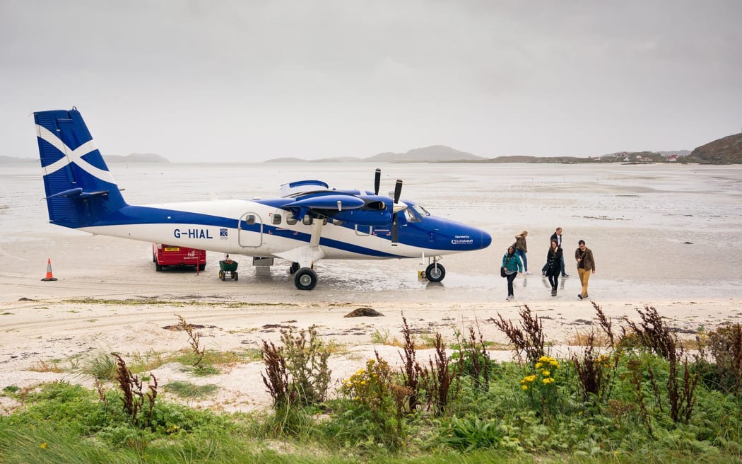 Scotland's Barra Airport, in the Outer Hebrides, is little more than a beach doubling as a runway.