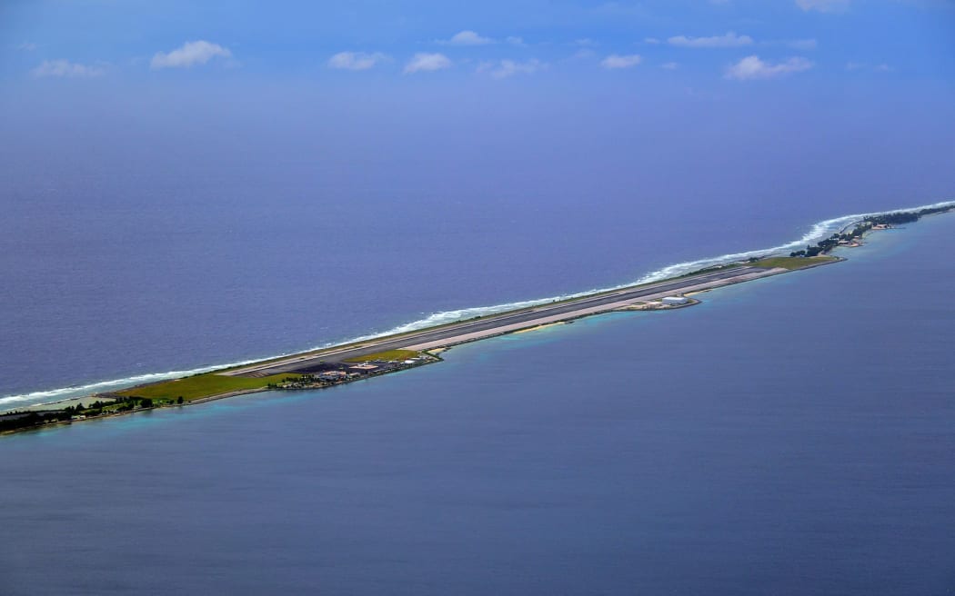 Fly into Majuro and you'll skim across the Pacific and land on the runway that's just about as wide as the sandbar-like island itself
