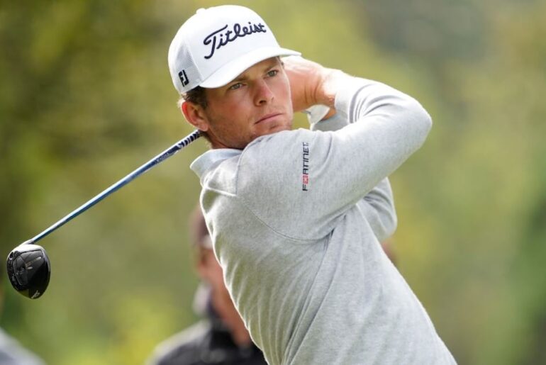 Playing on sponsor exemption, Michael Brennan shoots 64 to increase lead at Black Desert Second-Round Notes: Fortinet Cup Championship