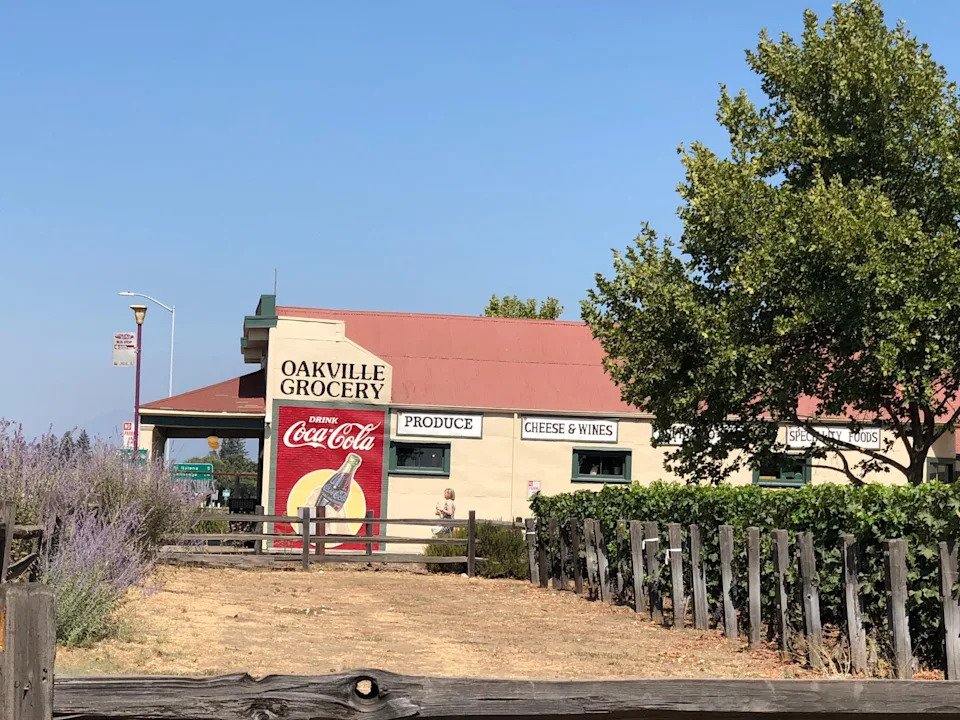 The Oakville Grocery is a deli/grocery store that is right on Rt 29, the main route that takes you through wine country from Napa to Calistoga.