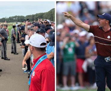 day two scores, US crowd, disgraceful spectators, Rory McIlroy abuse, police called, state troopers, video, highlights