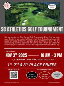 SC Athletics hosting Golf Tournament Fundraiser