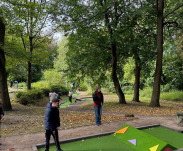 Refurbished crazy golf course swings into action at Stamford Park - Not Really Here Group