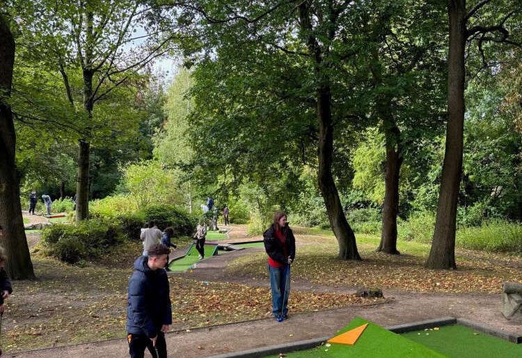 Refurbished crazy golf course swings into action at Stamford Park - Not Really Here Group