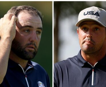 Bryson DeChambeau first tee shot, Scottie Scheffler record, Europe dominate Team USA, latest news, videos, highlights