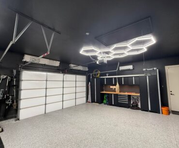 DIY Retractable Garage Golf Sim Build