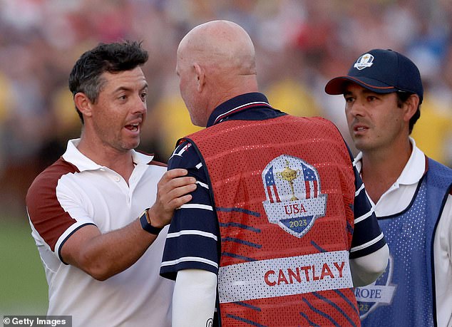 McIlroy's car park outburst came after a tense exchange with Joe LaCava on the final hole