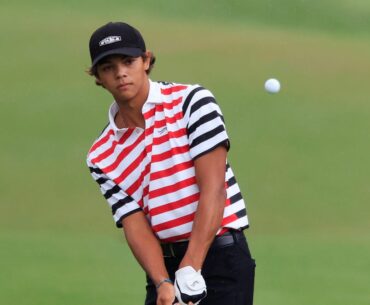 Junior Players Championship: Charlie Woods hits hole-in-one