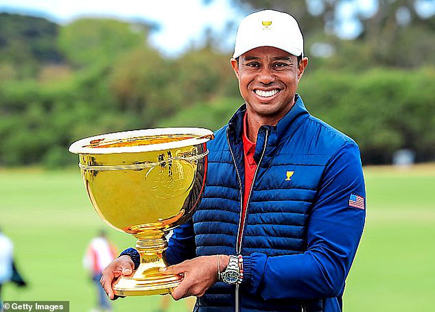 The 15-time major winner guided the USA to a win during the 2019 Presidents Cup