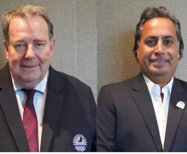 APGC Philip Hassall (left) and General Abdulla Al Hasmi