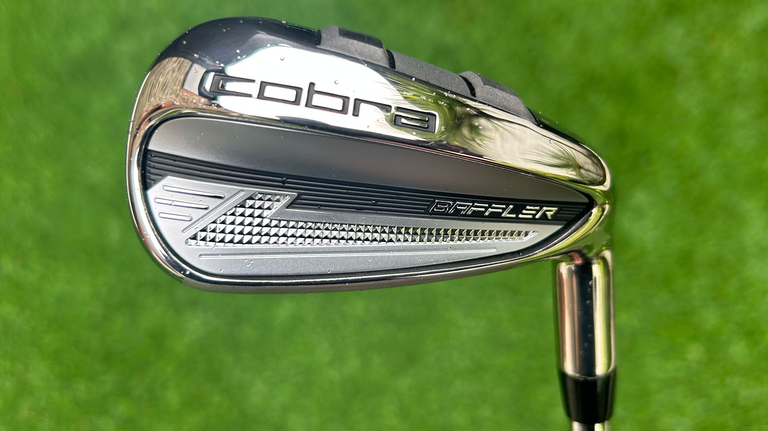 Photo of the Cobra Baffler hybrid iron set