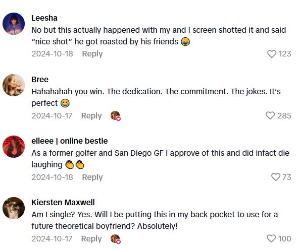 Comment 2 30 Someone sent me a video of you playing golf   While Her Boyfriend Was Out Golfing With Friends, This Woman Played A Diabolical Prank
