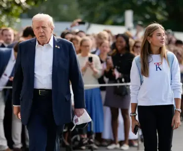 Trump Joins Ryder Cup with Granddaughter in Tow