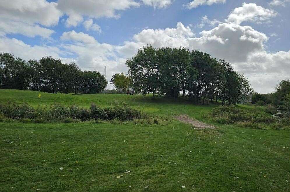 Part of the course at Stonelees Golf Centre, Ramsgate, is on the market. Picture: Rightmove