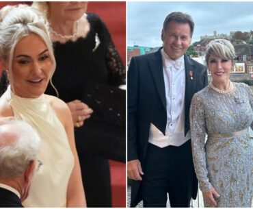 Charley Hull and Sir Nick Faldo attended the royal banquet at Windsor Castle with King Charles and Donald Trump