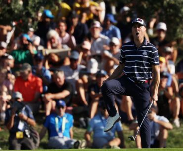 Golf Tough: Justin Thomas Got His Forehead Absolutely Mangled By His Daughter's Toy, Good Prep For The Ryder Cup