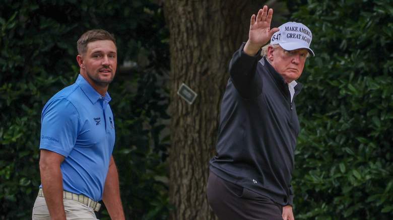 Bryson DeChambeau, President Donald Trump