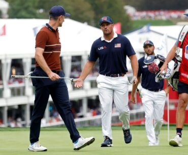 Ryder Cup gets heated with tense DeChambeau-Rose exchange