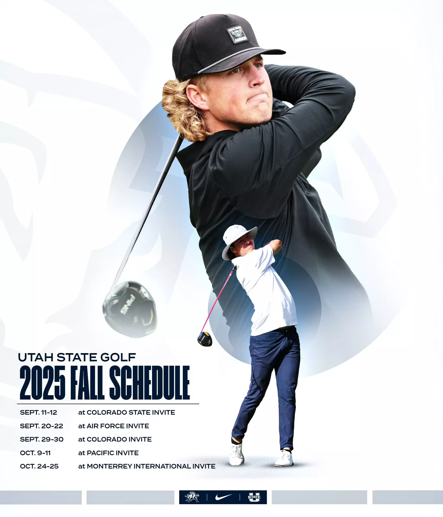 2025 Fall Golf Schedule Graphic