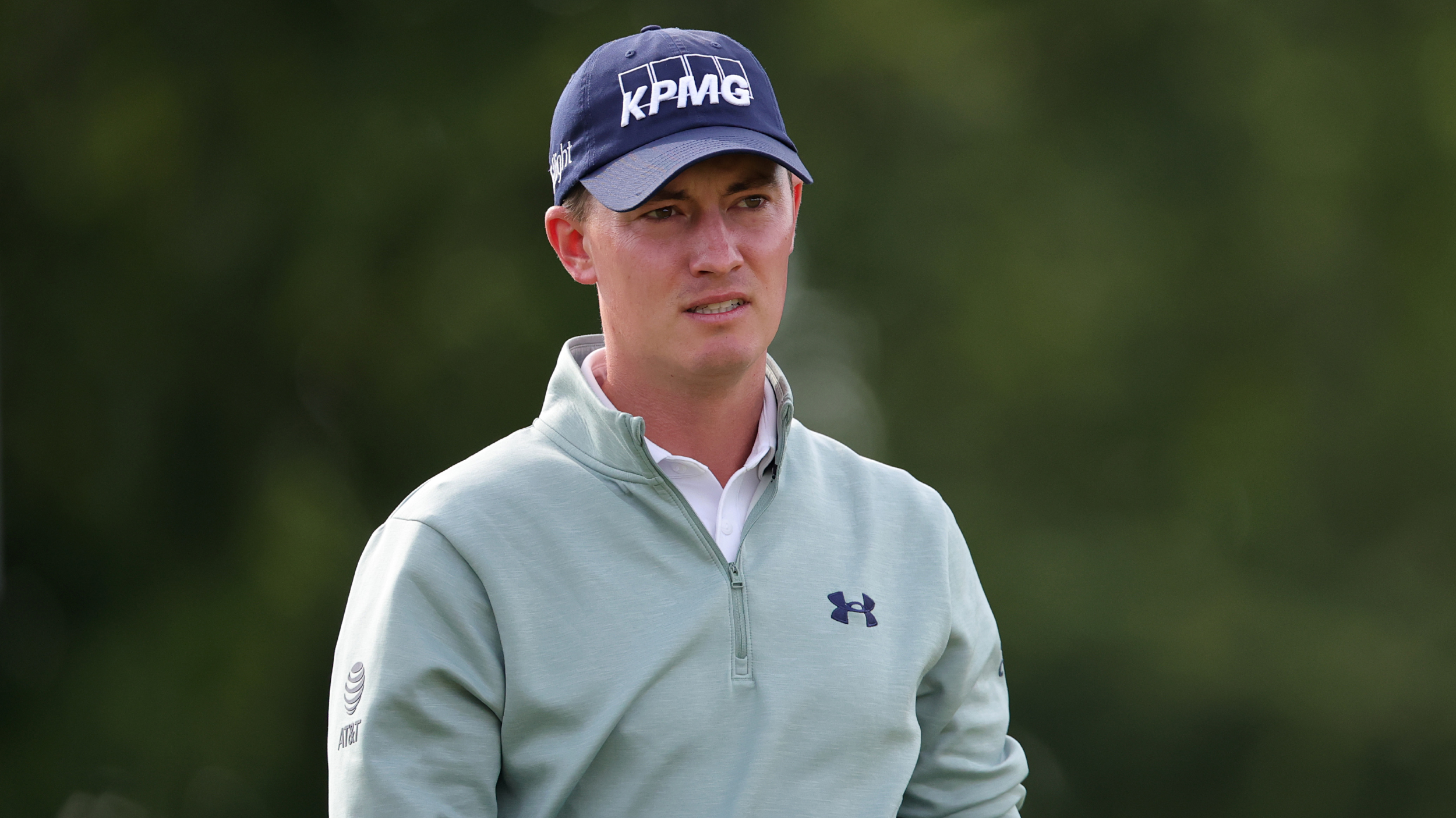 Maverick McNealy at the Genesis Scottish Open