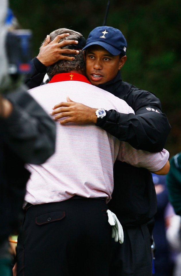 But still embraced him on the Sunday