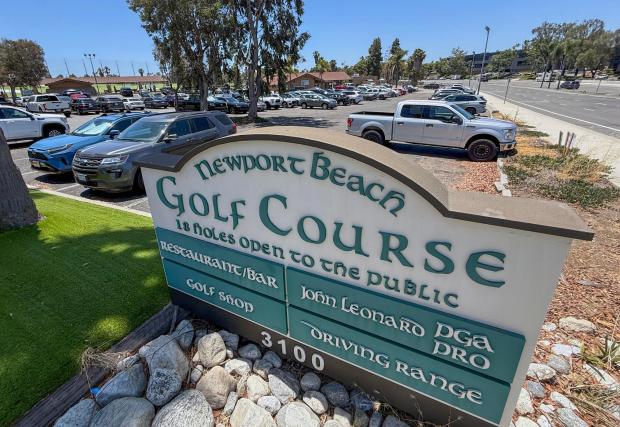 Newport Beach Golf Course in Newport Beach, CA, on Tuesday, June 17, 2025. The city's Planning Commission is set to hear a proposal for a surf park at the site. The proposal would create a 5-acre surf lagoon with warming pools, a spa and a seating area on the 15.38-acre site. (Photo by Jeff Gritchen, Orange County Register/SCNG)