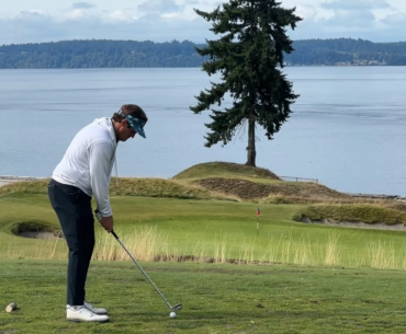 Almost captured the greatest shot of my life on video - No. 15 @ Chambers Bay