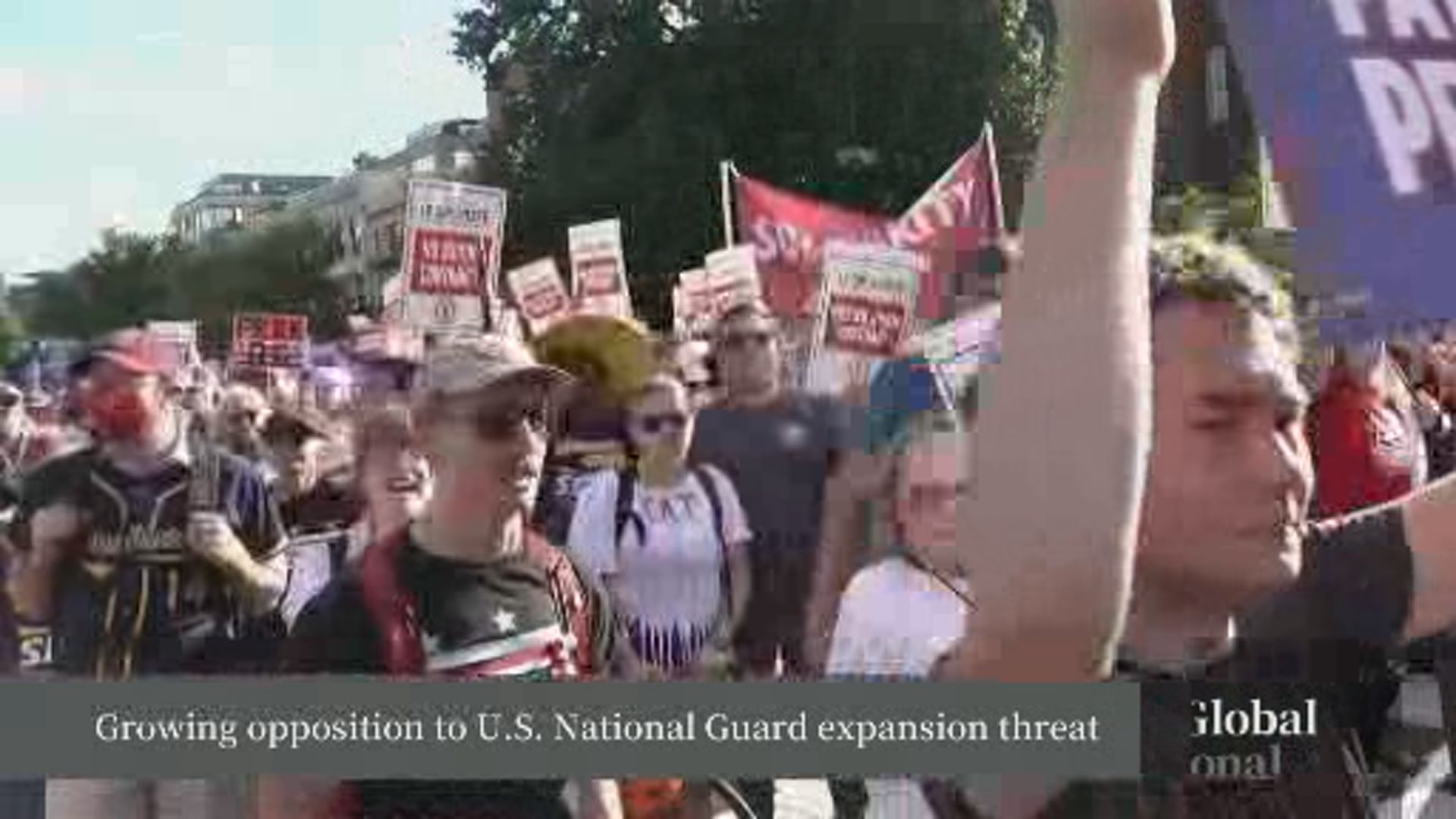 Click to play video: 'Protests planned for Labour Day against Trump crackdown in Washington, DC'