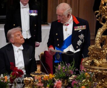 King Charles makes Donald Trump golf joke during…