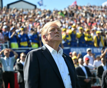 Trump swings by the Ryder Cup, soaking up fans’ love after vowing revenge on more of his enemies President Donald Trump attends the Ryder Cup golf tournament at Bethpage Black Golf Course in Farmi...